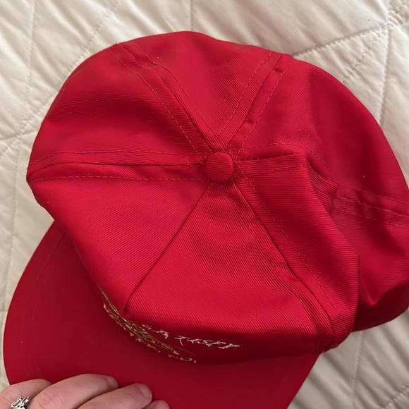 Vintage Anheiser Busch Denver Strive to Satisfy hat red embroidered - Picture 12 of 13